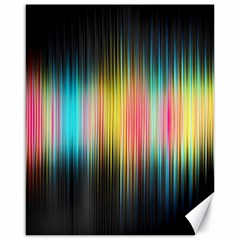 Sound Colors Rainbow Line Vertical Space Canvas 16  X 20   by Mariart