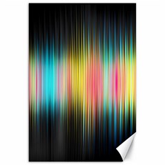 Sound Colors Rainbow Line Vertical Space Canvas 20  X 30  