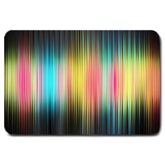 Sound Colors Rainbow Line Vertical Space Large Doormat 