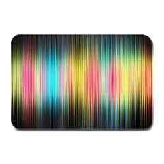 Sound Colors Rainbow Line Vertical Space Plate Mats by Mariart