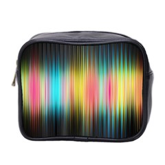 Sound Colors Rainbow Line Vertical Space Mini Toiletries Bag 2-side by Mariart