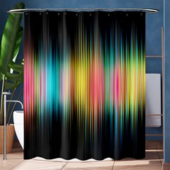 Sound Colors Rainbow Line Vertical Space Shower Curtain 60  X 72  (medium)  by Mariart