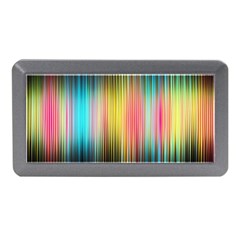 Sound Colors Rainbow Line Vertical Space Memory Card Reader (mini) by Mariart