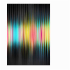 Sound Colors Rainbow Line Vertical Space Large Garden Flag (two Sides) by Mariart