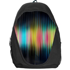 Sound Colors Rainbow Line Vertical Space Backpack Bag by Mariart