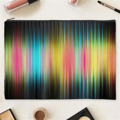 Sound Colors Rainbow Line Vertical Space Cosmetic Bag (xxxl)  by Mariart