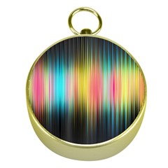 Sound Colors Rainbow Line Vertical Space Gold Compasses by Mariart