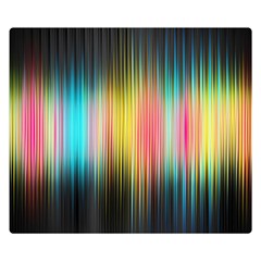 Sound Colors Rainbow Line Vertical Space Double Sided Flano Blanket (small)  by Mariart