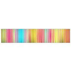 Sound Colors Rainbow Line Vertical Space Flano Scarf (small) by Mariart