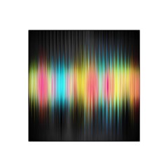 Sound Colors Rainbow Line Vertical Space Satin Bandana Scarf