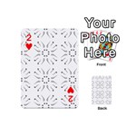 Squid Flower Floral Polka Dots Sunflower Playing Cards 54 (Mini)  Front - Heart2