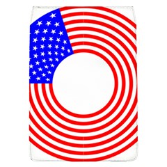 Stars Stripes Circle Red Blue Flap Covers (l)  by Mariart