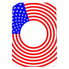 Stars Stripes Circle Red Blue Flap Covers (s)  by Mariart