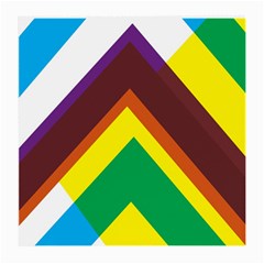 Triangle Chevron Rainbow Web Geeks Medium Glasses Cloth (2-side)