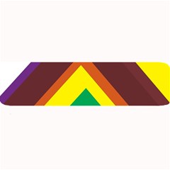 Triangle Chevron Rainbow Web Geeks Large Bar Mats