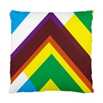 Triangle Chevron Rainbow Web Geeks Standard Cushion Case (Two Sides) Front