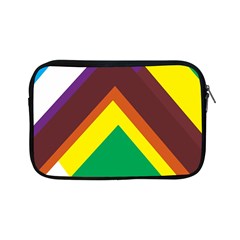 Triangle Chevron Rainbow Web Geeks Apple Ipad Mini Zipper Cases