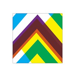 Triangle Chevron Rainbow Web Geeks Satin Bandana Scarf by Mariart