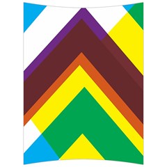 Triangle Chevron Rainbow Web Geeks Back Support Cushion