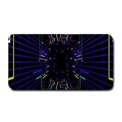 Seamless 3d Animation Digital Futuristic Tunnel Path Color Changing Geometric Electrical Line Zoomin Medium Bar Mats by Mariart