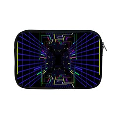 Seamless 3d Animation Digital Futuristic Tunnel Path Color Changing Geometric Electrical Line Zoomin Apple Ipad Mini Zipper Cases by Mariart