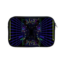 Seamless 3d Animation Digital Futuristic Tunnel Path Color Changing Geometric Electrical Line Zoomin Apple Macbook Pro 13  Zipper Case by Mariart