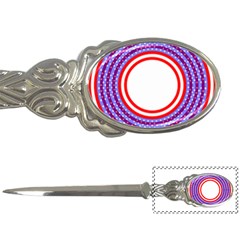 Stars Stripes Circle Red Blue Space Round Letter Openers