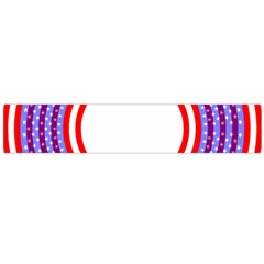 Stars Stripes Circle Red Blue Space Round Flano Scarf (large) by Mariart