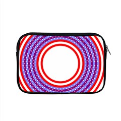 Stars Stripes Circle Red Blue Space Round Apple MacBook Pro 15  Zipper Case