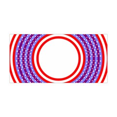 Stars Stripes Circle Red Blue Space Round Yoga Headband