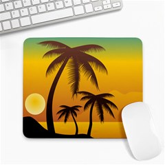 Sunset Summer Large Mousepads