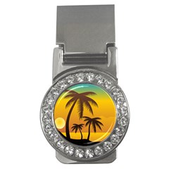 Sunset Summer Money Clips (cz) 