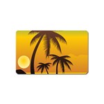 Sunset Summer Magnet (Name Card) Front