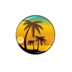 Sunset Summer Hat Clip Ball Marker (10 Pack) by Mariart