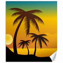 Sunset Summer Canvas 20  X 24   by Mariart