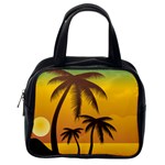 Sunset Summer Classic Handbags (2 Sides) Back