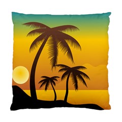 Sunset Summer Standard Cushion Case (one Side)