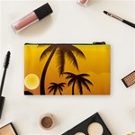 Sunset Summer Cosmetic Bag (Small)  Back