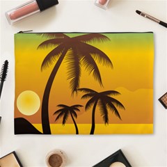 Sunset Summer Cosmetic Bag (xl)