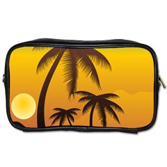 Sunset Summer Toiletries Bags 2-side