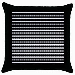 Tribal Stripes Black White Throw Pillow Case (black) by Mariart