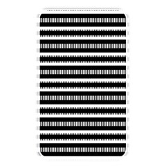 Tribal Stripes Black White Memory Card Reader