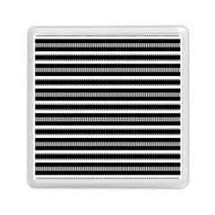 Tribal Stripes Black White Memory Card Reader (square) 