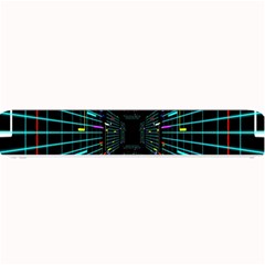 Seamless 3d Animation Digital Futuristic Tunnel Path Color Changing Geometric Electrical Line Zoomin Small Bar Mats by Mariart