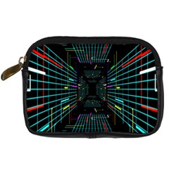 Seamless 3d Animation Digital Futuristic Tunnel Path Color Changing Geometric Electrical Line Zoomin Digital Camera Cases by Mariart