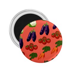 Vegetable Carrot Tomato Pumpkin Eggplant 2 25  Magnets by Mariart