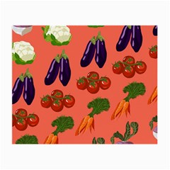 Vegetable Carrot Tomato Pumpkin Eggplant Small Glasses Cloth by Mariart