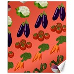 Vegetable Carrot Tomato Pumpkin Eggplant Canvas 16  x 20   15.75 x19.29  Canvas - 1