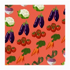 Vegetable Carrot Tomato Pumpkin Eggplant Medium Glasses Cloth by Mariart