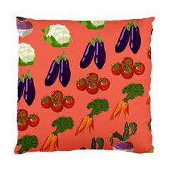 Vegetable Carrot Tomato Pumpkin Eggplant Standard Cushion Case (one Side)